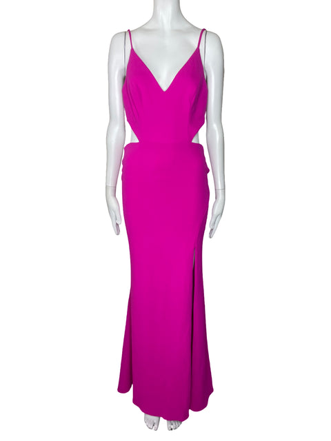 Vestido Aqua Maxi Tiras Rosado-Talla 10