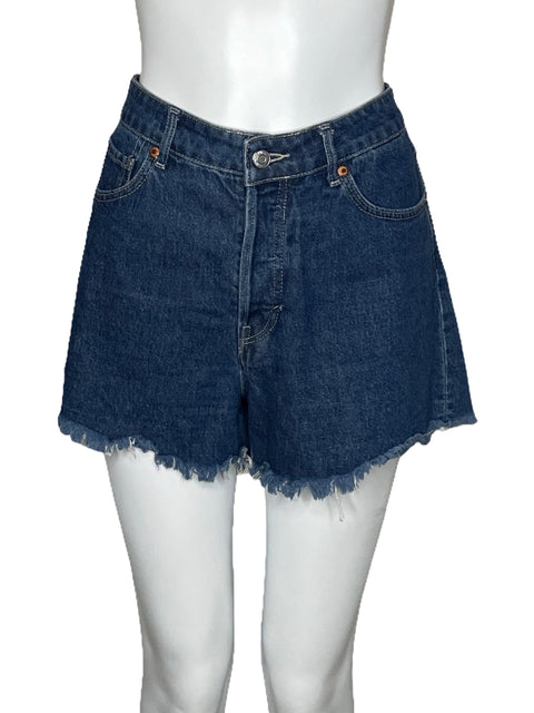 Short & Denim Vintage High Waist Azul-Talla 10