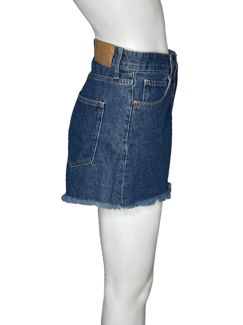 Short & Denim Vintage High Waist Azul-Talla 10