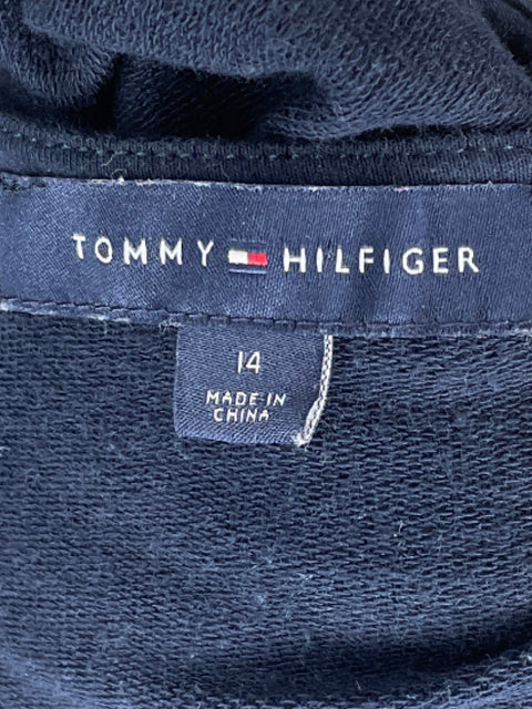 Vestido Tommy Hilfiger Rayas Bolsillo Azul-Talla 14