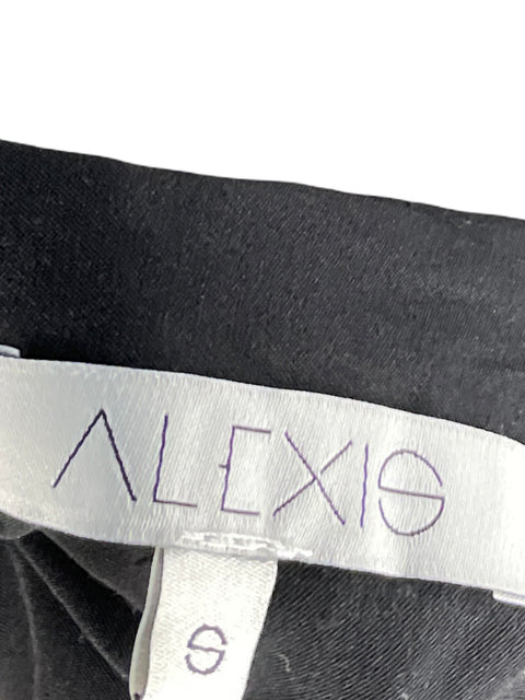 Falda Alexis Lapiz Textura Bordada Negro - Talla S