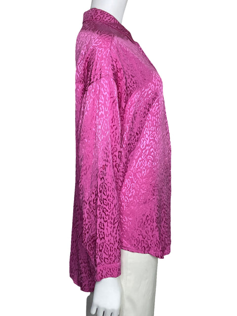 Camisa M&S Collection Animal Print Rosado-Talla 38