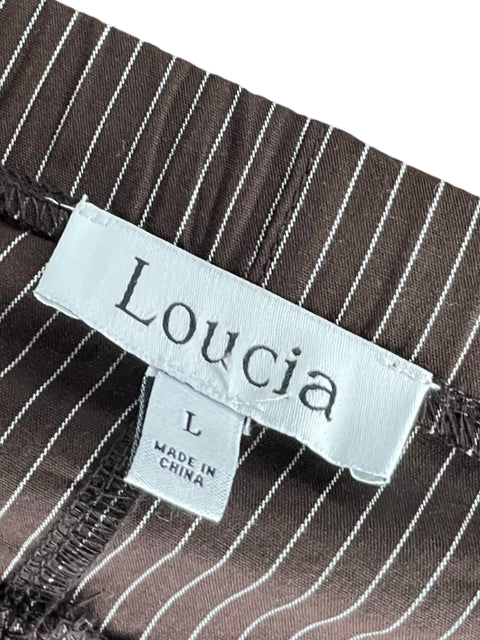 Pantalón Loucia Pijamero Marron-Talla L