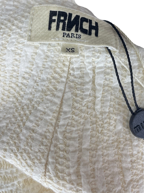 Pantalón FRNCH Casual Recto Beige- Talla Xs