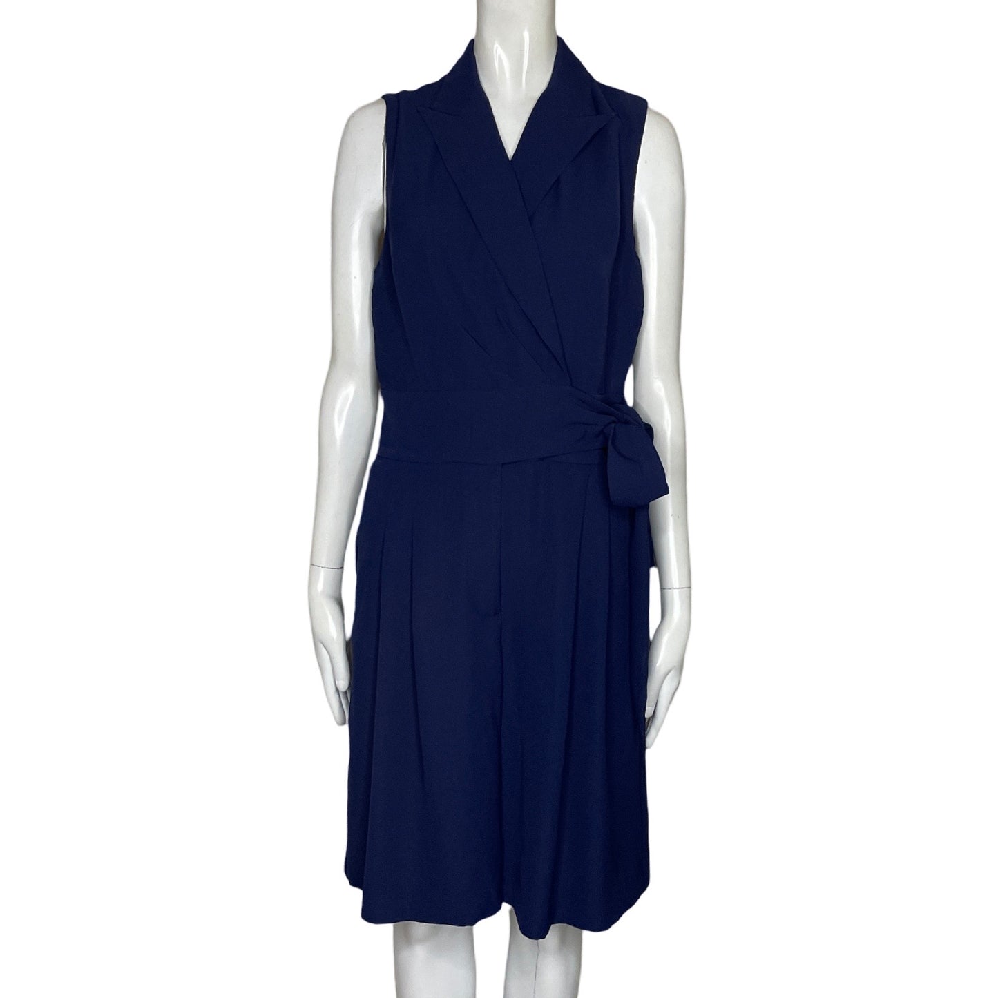 Romper Ralph Lauren Cuello Cruzado Azul-Talla 2