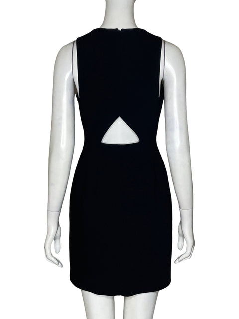 Vestido Banana Republic Mini Entallado Sin Mangas Negro - Talla 2