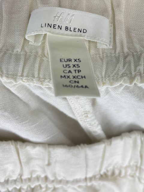 Pantalón H&M Recto Beige- Talla XS
