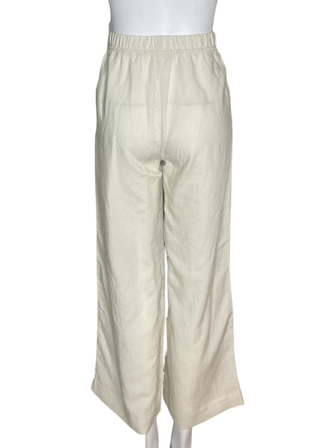 Pantalón H&M Recto Beige- Talla XS