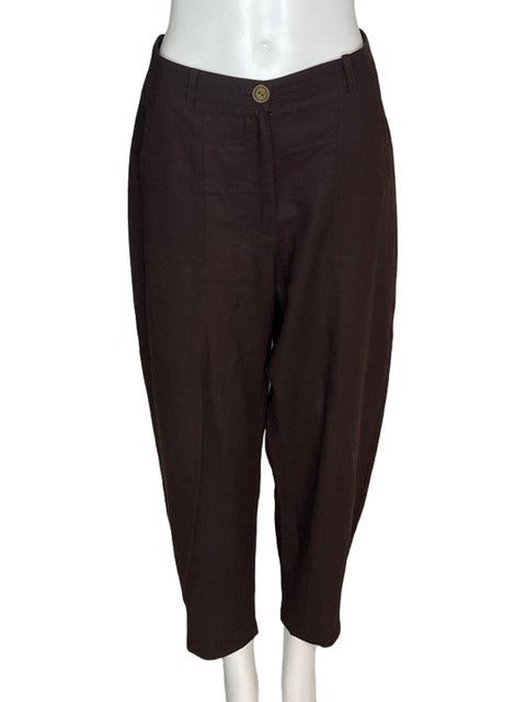 Pantalón Zara Casual Marron- Talla XS