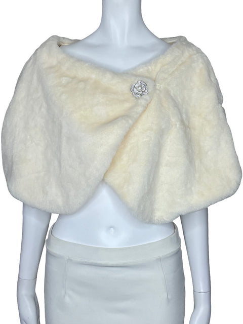 Bolero MSK Cruzado Blanco-Talla L
