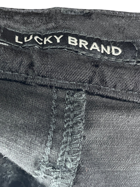 Pantalón Lucky You Terciopelo Negro- Talla 6