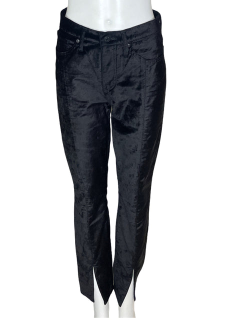 Pantalón Lucky You Terciopelo Negro- Talla 6