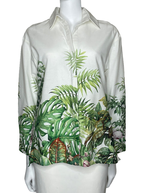 Camisa Quimeras Tropical Blanco-Talla 10