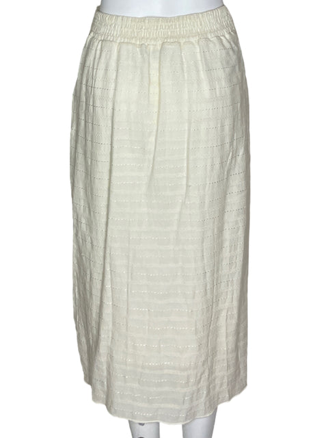 Falda Padova Ruchas Blanco- Talla M