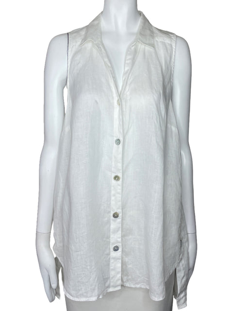 Blusa J.Jill Sin Mangas Blanco-Talla M