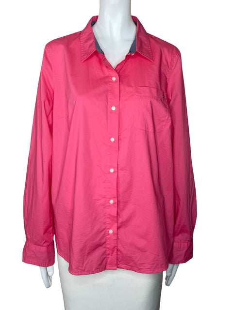 Camisa Tommy Hilfiger Bolsillo Rosado-Talla M