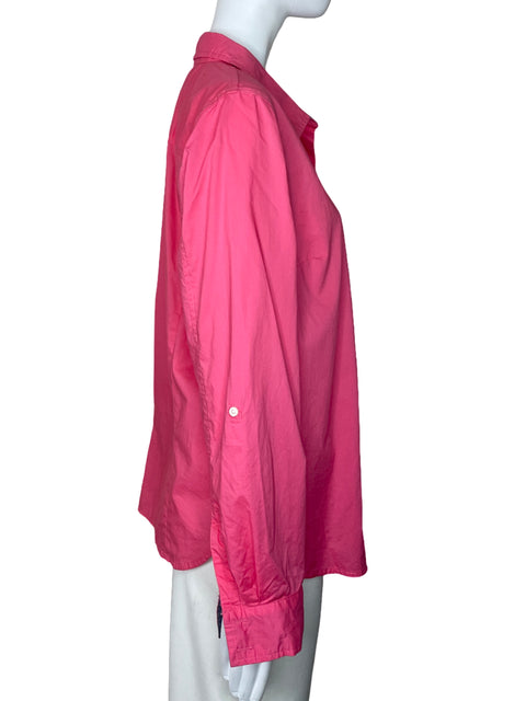 Camisa Tommy Hilfiger Bolsillo Rosado-Talla M