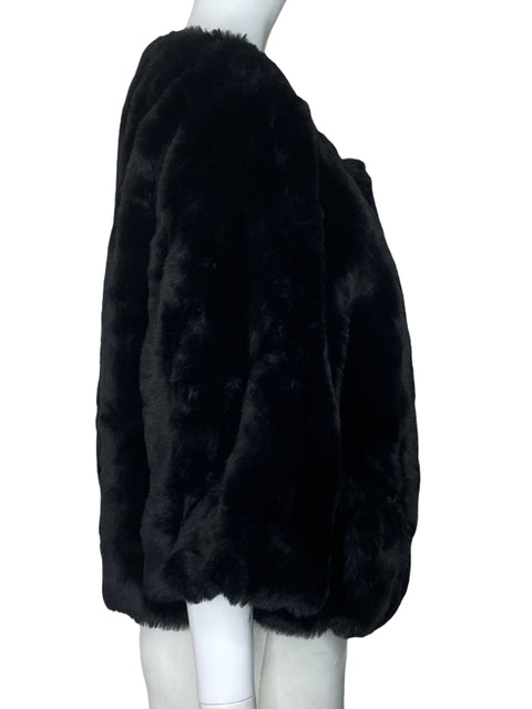 Chaqueta Calvin Klein Faux Fur Negro-Talla L