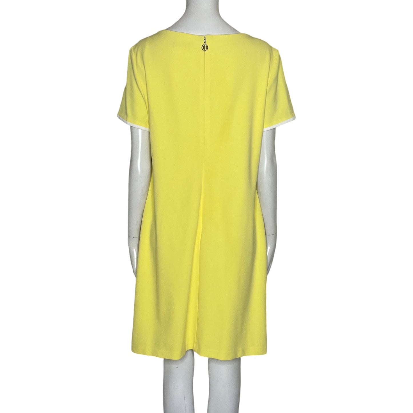 Vestido Tommy Hilfiger Bolsillos Frontales 
Amarillo-Talla 12