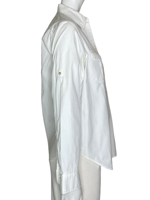 Camisa Ralph Lauren Manga Larga Blanco- Talla S