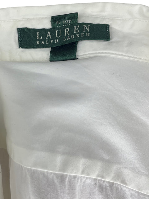 Camisa Ralph Lauren Manga Larga Blanco- Talla S
