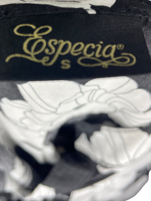 Camisa Especia Floral Negra- Talla S