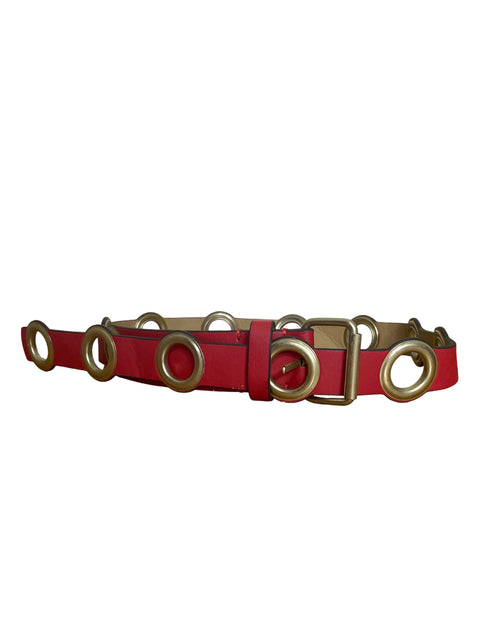 Cinturon BCBG Circulo Rojo-Talla M