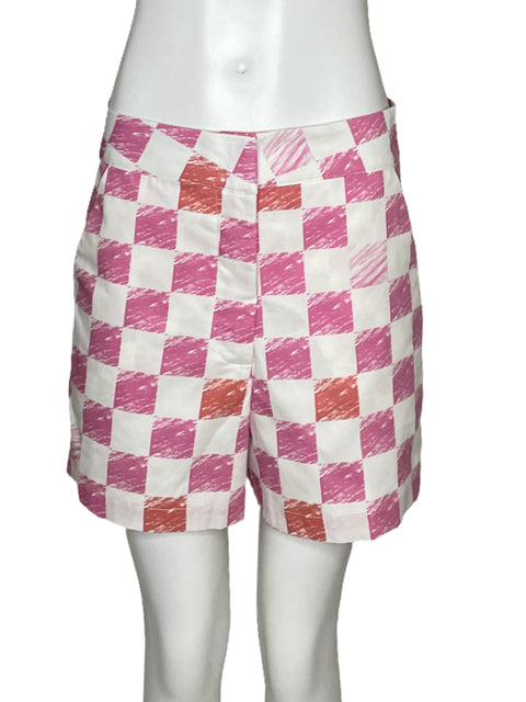 Short Adamo Cuadros Rosado - Talla S