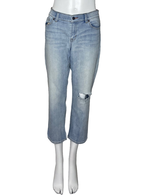 Pantalón Dittos Denim Tiro Alto Azul-Talla 8