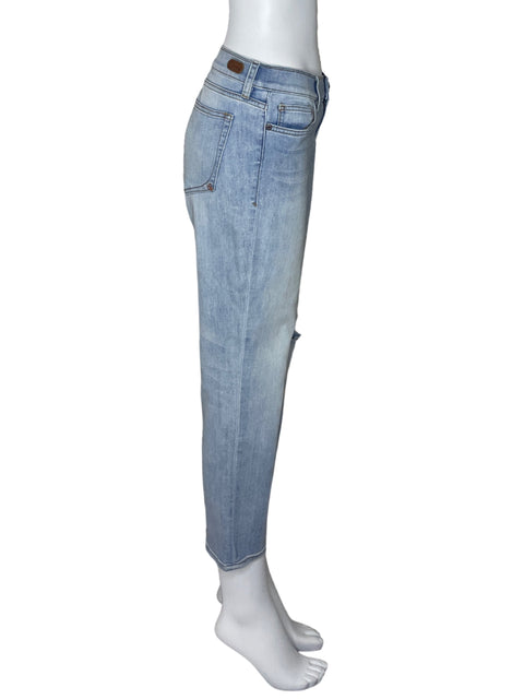 Pantalón Dittos Denim Tiro Alto Azul-Talla 8
