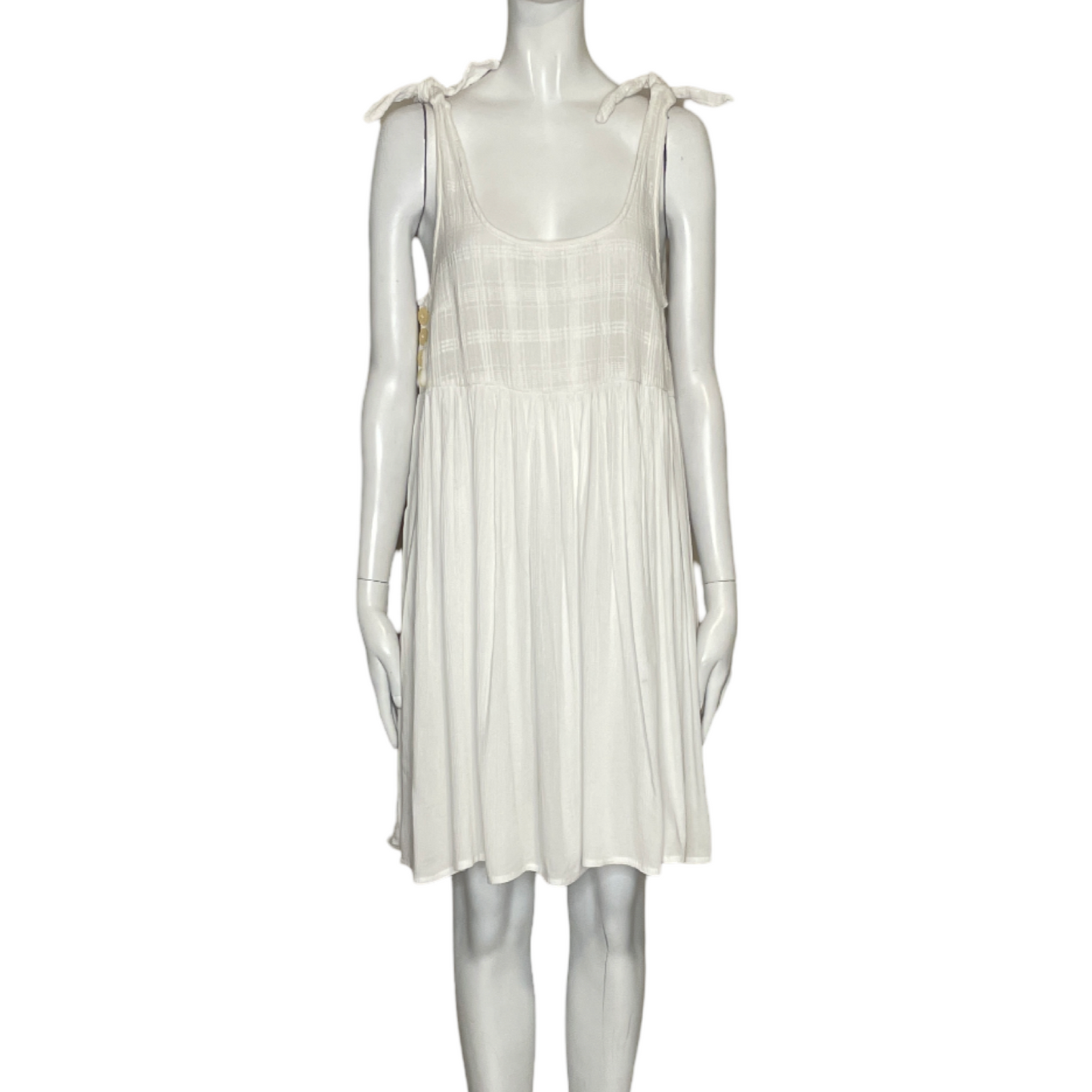 Vestido RIPCURL Tiras Botones Blanco-Talla S