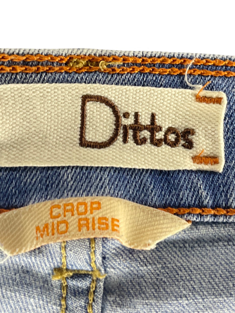 Pantalón Dittos Denim Tiro Alto Azul-Talla 8