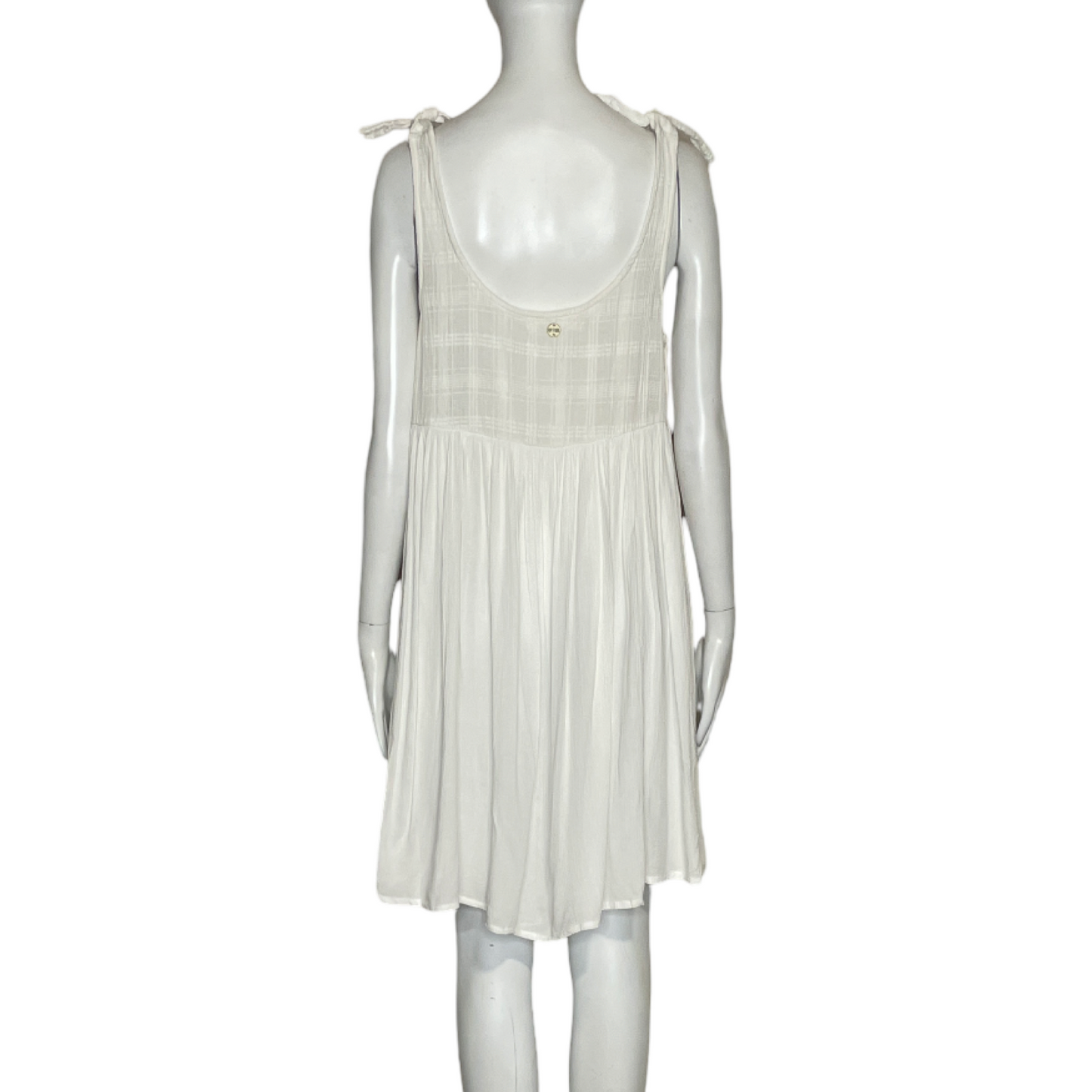 Vestido RIPCURL Tiras Botones Blanco-Talla S