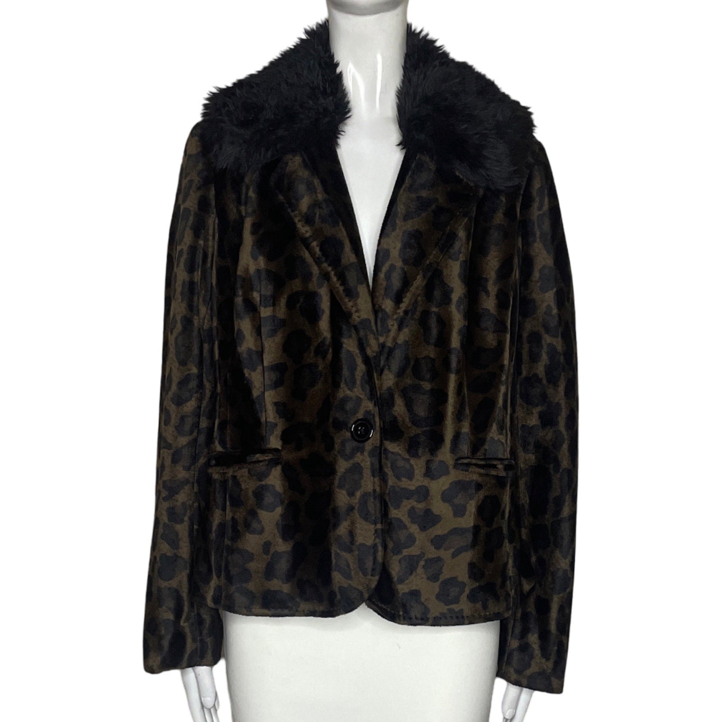 Chaqueta I.N.C International Concepts Animal
Print Marron-Talla L