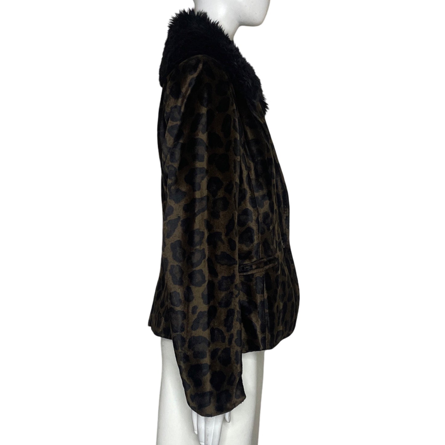 Chaqueta I.N.C International Concepts Animal
Print Marron-Talla L