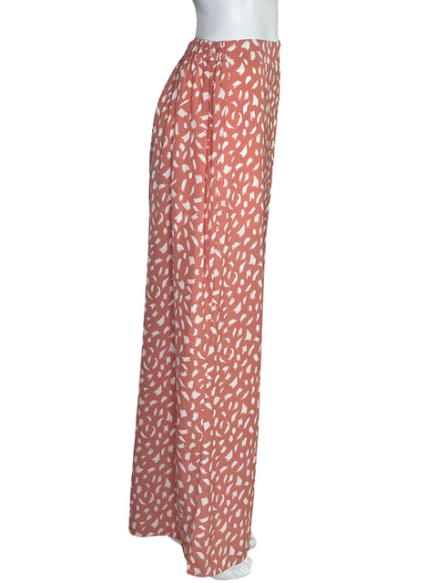 Pantalón L Love Estampado Rosado-Talla M