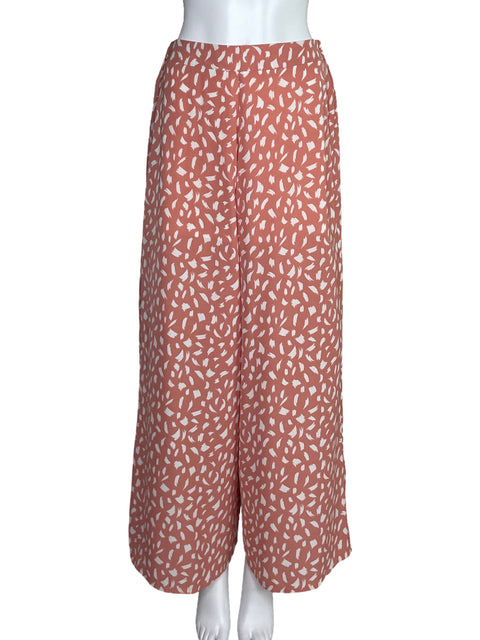 Pantalón L Love Estampado Rosado-Talla M