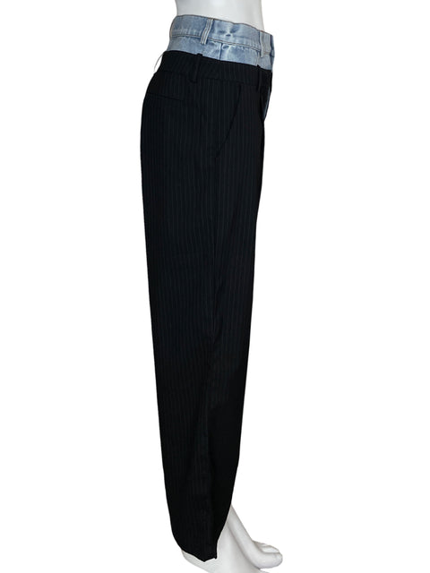 Pantalón Seek wide Leg Negro-Talla S