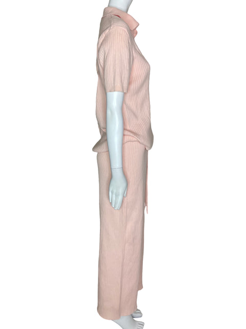 Set Girl and The Sun Manga Corta Rosado- Talla XS