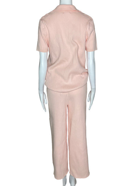 Set Girl and The Sun Manga Corta Rosado- Talla XS