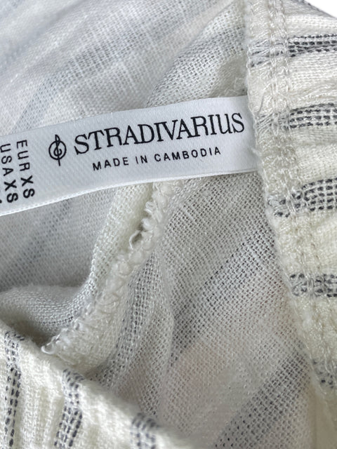 Set Stradivarius Rayas Negras- Talla XS