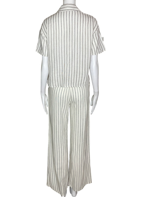 Set Stradivarius Rayas Negras- Talla XS