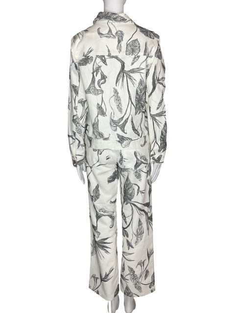 Set Atelier Crump Estampado Blanco- Talla M