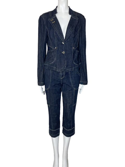 Set DKNY Denim Bolsillo Azul-Talla M