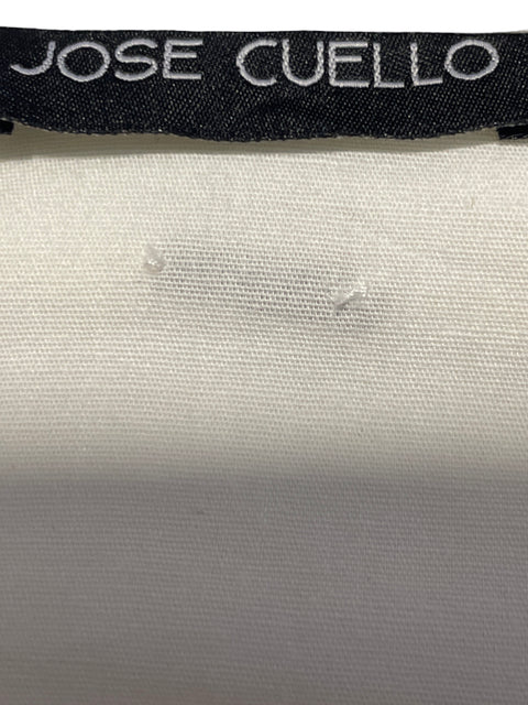 Blusa Jose Cuello Manga Larga Blanco- Talla S