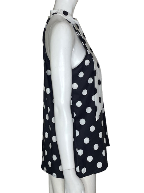 Blusa Zara Abullonada Negro- Talla S