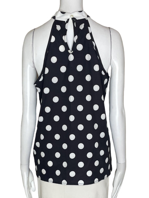 Blusa Zara Abullonada Negro- Talla S