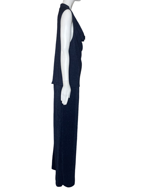Set Tahari Sin Mangas Azul-Talla XL