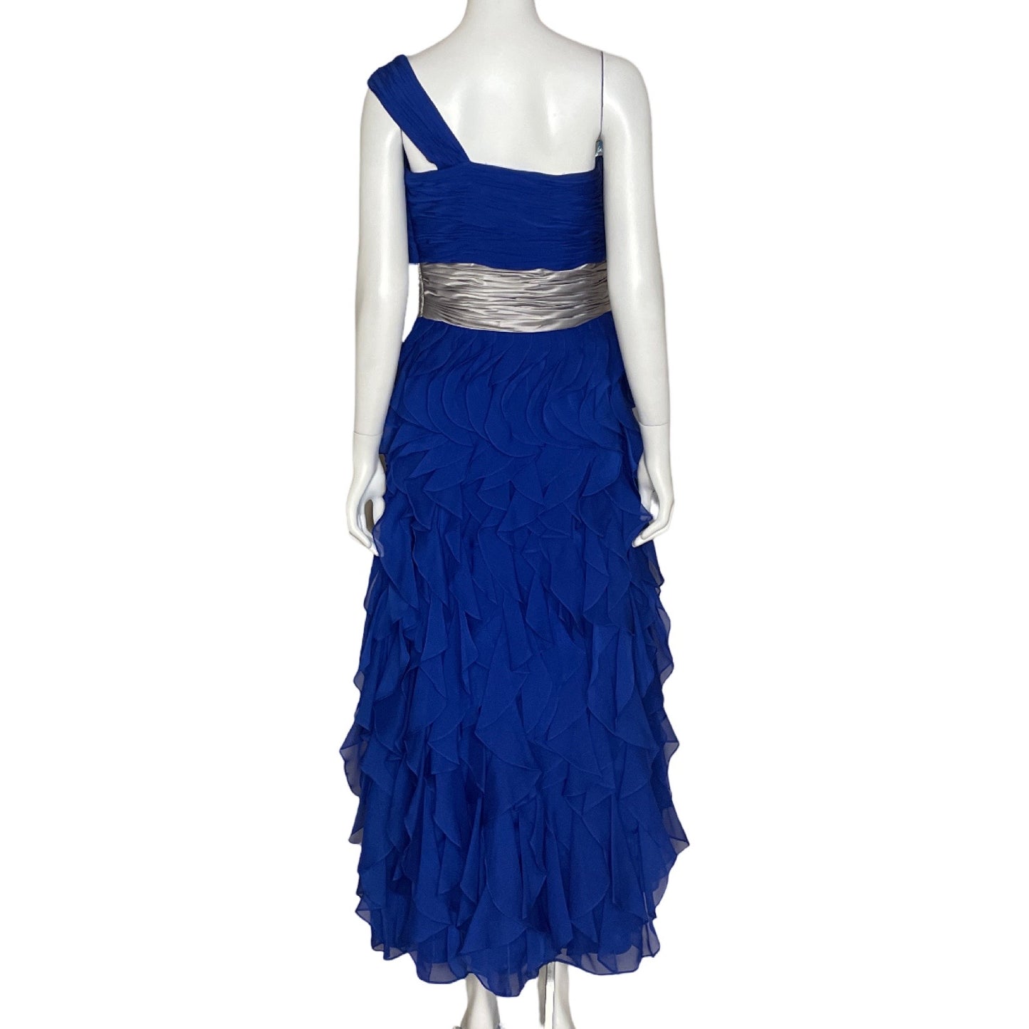 Vestido Sonia Peña Drapeado Azul-Talla M