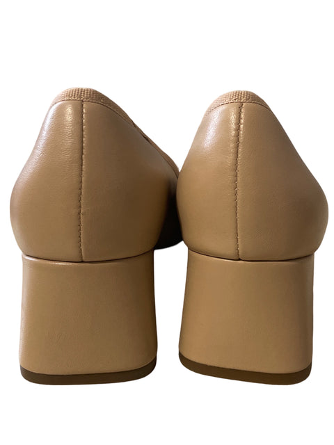 Calzado Sam Edelmam Tacon Cuadrado Beige- Talla 8.5